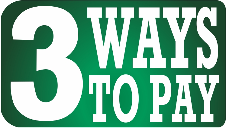 3 ways to pay logo